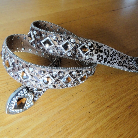 Atlas Accessories - Western Belt, Bling Cowgirl Rodeo 29" 32" Atlas